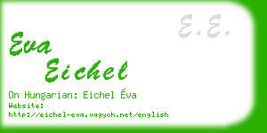 eva eichel business card